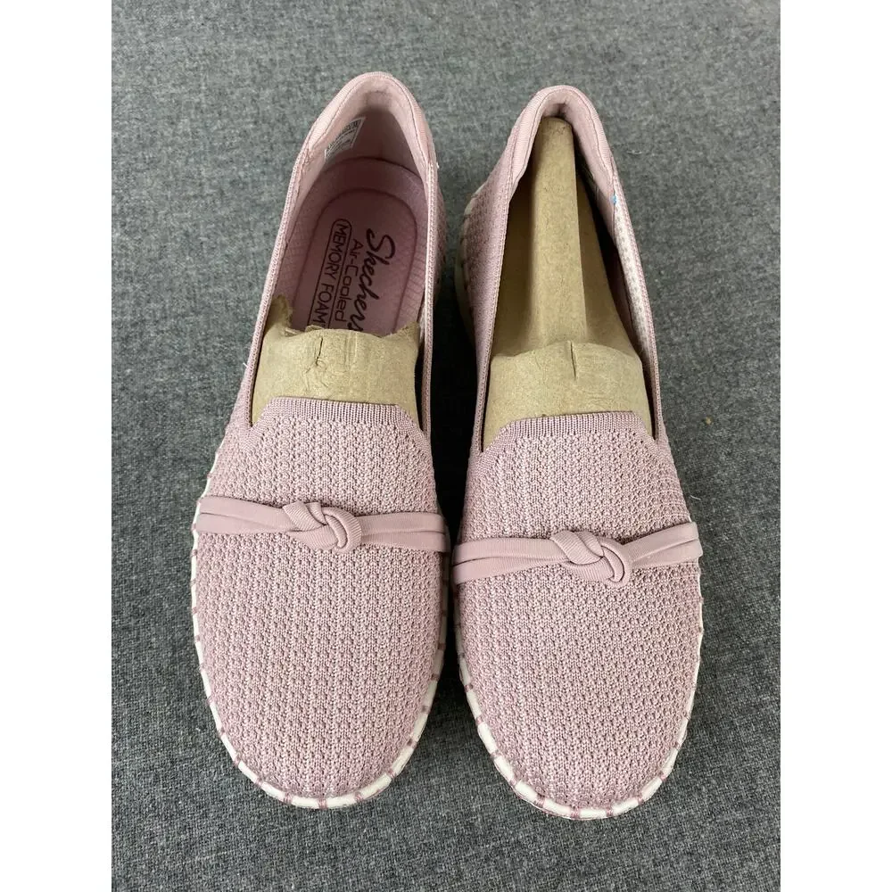 SKECHERS Sepulveda KNOT Overlay Slip On Mauve Shoes Women’s 8.5M Casual COMFORT - Picture 5 of 11